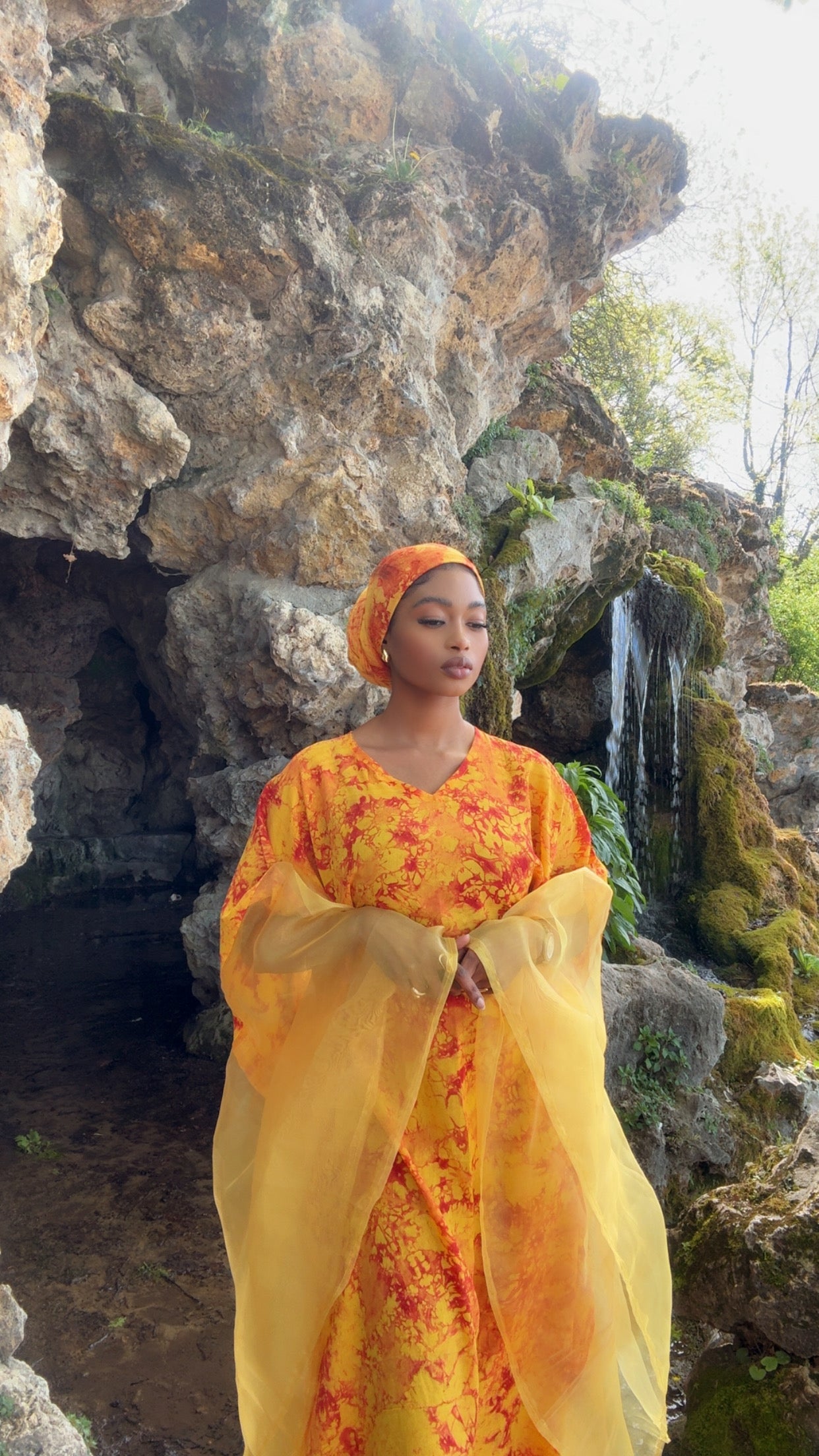 Robe en dempé
